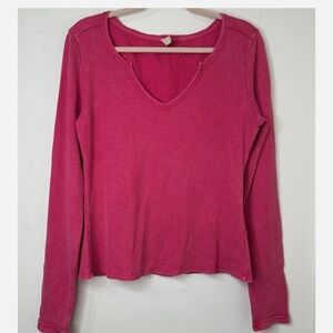 Pilcro by Anthropologie Waffle Knit Top